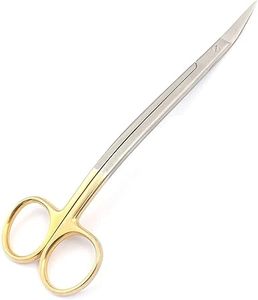 Ciseaux chirurgicaux angulaires Medical Dean, instrument chirurgical incurvé, équipement professionnel pour salle d'opération hospitalière, approuvé ISO - Product Image 1