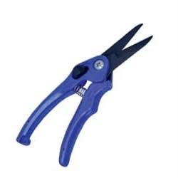 Tijeras para esquilado de ovejas y cabras con mango azul reutilizable, cuchilla lisa con patrón ligero y mango cómodo - Uso veterinario - Product Image 4