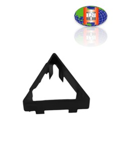 OEM Custom Black ABS <b>Plastic</b> Triangle Corner Bracket | High Impact <b>Plastic</b> <b>Edge</b> Guards and Alignment Spacers - Product Image 4