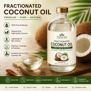 Huile de noix de coco fractionnée de haute qualité pour les soins de la peau et des cheveux, emballages personnalisés, huile essentielle pour les exportateurs et fabricants en gros - Product Image 6