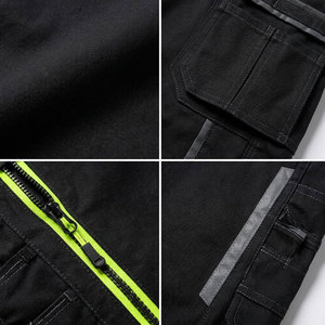 Shorts de travail cargo haute visibilité jaunes ou oranges pour hommes – Sécurité et utilité – Modèle polaire - Product Image 6