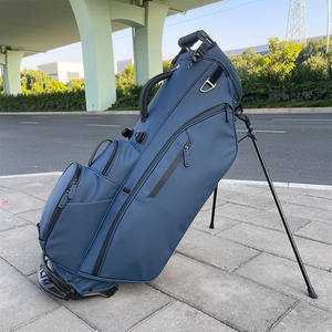 Sac de golf imperméable de qualité supérieure avec support automatique et doubles sangles rembourrées pour un confort maximal sur le parcours - Product Image 1