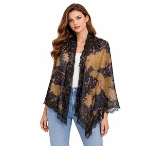 Chal de Cachemira para Mujer, con Cristales, de Lana Fina, Suave, Ligero y Elegante, para Bodas y Fiestas - Product Image 1