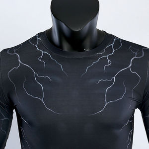 Maillot de bain à manches longues pour homme, protection UV, séchage rapide, surf, plage, vêtements de sport, compression - Product Image 3