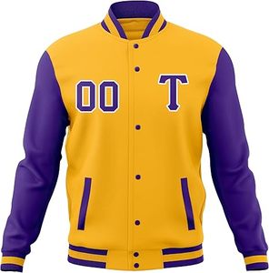 Veste d'hiver confortable pour homme, style Letterman, col montant, logo frontal, coupe-vent, haute qualité, écologique, séchage rapide, respirante - Product Image 4