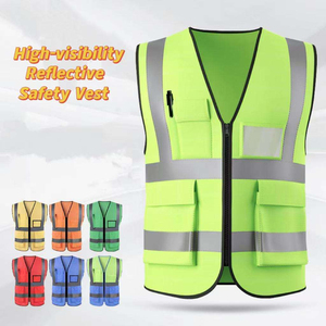Veste de travail antistatique en polyester fluorescent de haute qualité, certifiée CE, fabriquée au Pakistan par une usine OEM. - Product Image 2