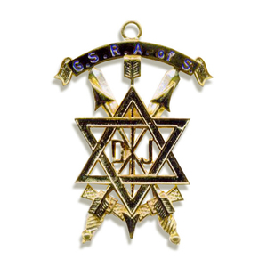 Factory Made Order Of Secret Monitor Collarette Jewel Masonic Regalia <b>Collar</b> Jewel for Sale - Product Image 1
