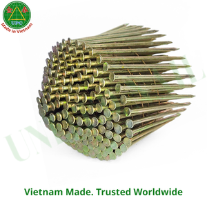 Clavos en rollo de 3 pulgadas con vástago liso y cabeza a cuadros, precio competitivo, tamaño personalizado para fabricación de palets |   Clavo en rollo - Product Image 1