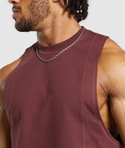 Débardeur de sport robuste pour homme en coton léger sans manches pour la gym et l'athlétisme - Product Image 6