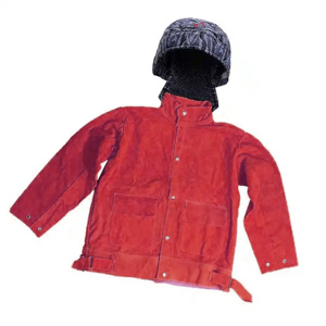 Chaqueta de Soldador Resistente al Fuego de Larga Duración, Chaqueta de Seguridad Industrial Ignífuga, Resistente al Calor de 500°C a 1000°C, Costuras Soldadas - Product Image 4