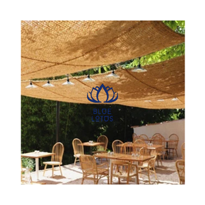 MÁS VENDIDO Vela de Sombra de Fibra de Coco Natural con Textura Rústica para Protección Solar y Sombra en Exteriores - Product Image 1