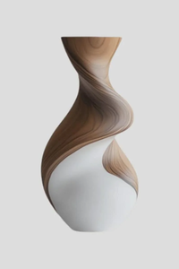 Wooden <b>Vase</b> Natural Wood <b>Vase</b> Handmade Wooden <b>Vase</b> Rustic Wooden Decor Decorative Wooden <b>Vase</b> Artisan Wood Craft Wooden - Product Image 2