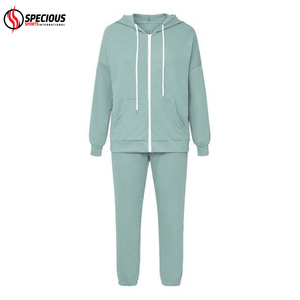 Conjunto Deportivo de Invierno para Mujer, Sudadera con Capucha y Cordón Ajustable, Pantalones Jogger, Ropa Urbana de Moda, 100% Algodón, Impresión de Alta Calidad - Product Image 4