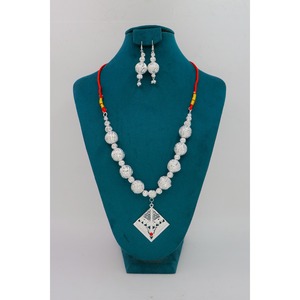 Conjunto de Collar Tradicional con Cuentas Chapadas en Oro para Mujer, Estilo Étnico Africano, con Piedras de Circonio, Hecho a Mano - Product Image 6
