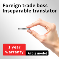 Traducteur IA de poche en alliage d'aluminium, conception magnétique, traduction vocale instantanée pour 144 langues, chargement Type-C