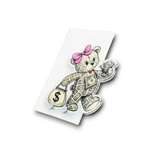 Professional Pink Bow Teddy Bear Diamond Heart Shape Flower Lash Plate Private <b>Label</b> Eyelash Extension Eco-Friendly Acrylic - Product Image 6