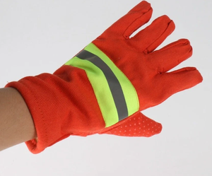 Gants ignifuges en cuir résistants à la chaleur, gants de sécurité pour la lutte contre les incendies - Product Image 4