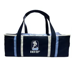 30 Nylon Bottle Bags with Custom Logo Waterproof <b>Shower</b> Toiletry Bags for Hockey Teams Zipper Closure 18" Size - Product Image 1