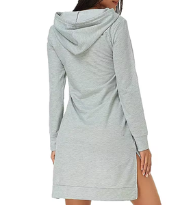 Sudadera con Capucha Oversize para Mujer al por Mayor, con Logo Personalizado, Manga Larga, 100% Algodón, Invierno, Casual, Transpirable, Forro Polar - Product Image 5