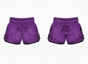 Shorts de Muay Thai personnalisés avec logo imprimé ou brodé, design sur mesure, pour la gym, le karaté, le judo, en polyester satiné - Product Image 6