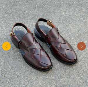 Top Quality men handmade Leather <b>sandals</b> In Brown Color Stylish Style Men Leather Brown <b>Sandals</b> - Product Image 3