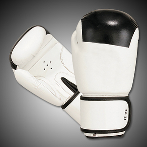 Gants de boxe en cuir PU avec logo personnalisé, pour entraînement professionnel, sparring, pour hommes et femmes, équipement de boxe Muay Thai - Product Image 4
