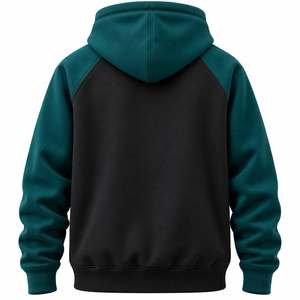 เสื้อฮู้ดแขนราแกลน ผ้าฟลีซ 100% คอตตอน สีพื้น สไตล์ลำลอง สำหรับฤดูใบไม้ร่วง ทรงปกติ มีกระเป๋า ดีไซน์พิมพ์ลายดิจิทัล ผ้าถัก - Product Image 3