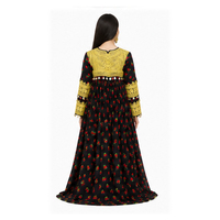 Robe traditionnelle indienne pour femmes, style afghan Kuchi, maxi, en coton, coupe ample, salwar kameez pour femmes, en lin et acrylique, robe afghan Kuchi