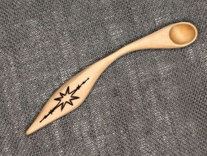 Cuillère à thé en bois écologique, cuillère doseuse à café et sucre faite à la main, manche lisse et durable, outil de cuisine - Product Image 5