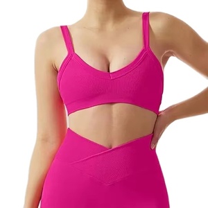 Sujetador deportivo para mujer, ropa interior acolchada, Bralette a prueba de golpes, Top deportivo sin espalda, entrenamiento, Fitness, entrenamiento, Yoga, Top para mujer - Product Image 1