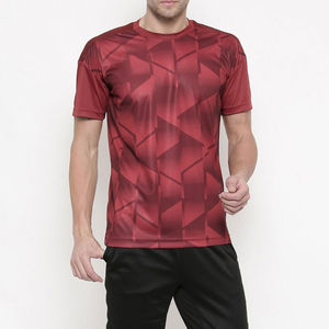 เสื้อยืดซับลิเมชั่นขายส่งสำหรับผู้ชาย เสื้อยืดเปล่า 100% โพลีเอสเตอร์ เสื้อยืดริงเกอร์สำหรับผู้ชาย เสื้อยืดซับลิเมชั่นระบายอากาศได้ดี - Product Image 1