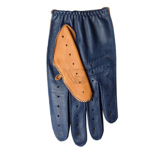 Men's Fashion Style Genuine Leather <b>Driving</b> <b>Gloves</b> Wholesale Adjustable Design Made in Pakistan - Product Image 4