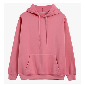 Sudadera con Capucha Unisex Extra Grande, Color Amarillo Sólido, Forro Polar, Estilo Casual de Invierno, Corte Regular, Diseño con Bolsillos, Tejido Transpirable - Product Image 5