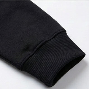 Sweat à capuche streetwear brodé épais pour homme, coupe oversize à épaules tombantes, en molleton avec poche - Product Image 5