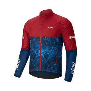Chaqueta de Ciclismo Ligera, Impermeable y Transpirable, de Poliéster Estampado, para Hombre y Mujer, Cortavientos para Deportes al Aire Libre, Ciclismo y Running - Product Image 5
