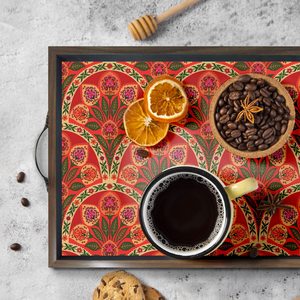 Vintage Design High Standard <b>Wooden</b> <b>Serving</b> <b>Tray</b> with Handles Handcrafted Long Durable <b>Wooden</b> Decorative <b>Serving</b> <b>Trays</b> for Sell - Product Image 5