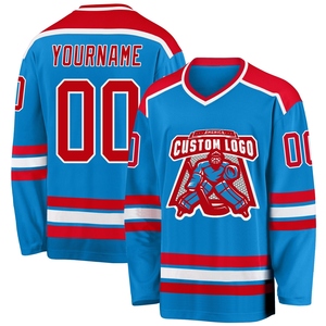 Maillot de hockey sur glace personnalisé de qualité supérieure, couleur or vieilli et violet-noir, vente en gros, le plus vendu, directement de l'industrie - Product Image 5