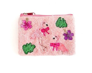 Pochette brodée de perles, porte-monnaie perlé, petite pochette colorée, pochette à monnaie - Product Image 3