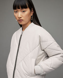 Chaqueta de cuero genuino de piel de vaca para mujer y niña, con estampado bordado, estilo motociclista, con cremallera, de cuero auténtico. - Product Image 3