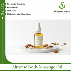 Premium Quality Almond Body Oil for <b>Massage</b>, Spa Use with Silky Finish, Gentle Absorption, Suitable for Professional Application - Product Image 2
