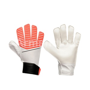High Quality Professional Football Goalkeeper Gloves Thick Latex Breathable Printed Logo Soccer Keepers Gloves <b>Finger</b> Protection - Product Image 1