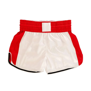 Pantalones Cortos de Muay Thai Azul Marino Satinados, Pantalones Profesionales de Kickboxing con Cintura Ancha, Equipamiento Deportivo, Pantalones Cortos Personalizados - Product Image 4