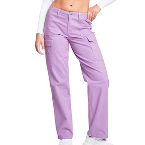 Outerwear Best Stylish Cargo Pants Outdoor Wear Fashionable Good Quality Customized Logo Cargo Pants For Women's - Product Image 3