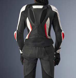 Combinaison en cuir pour motards, veste et pantalon de moto en cuir, personnalisable - Product Image 2