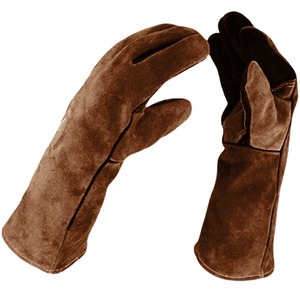 Guantes de Trabajo Unisex de Cuero, Resistentes a Cortes, Resistentes al Calor, Antideslizantes, Impermeables, de Dedo Completo, para Uso en Exteriores, Mecánica y Soldadura - Product Image 2