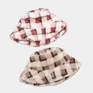 Sombrero de Pescador Ajustable con Diseño a Cuadros, Elegante y Cálido para el Invierno, Protección contra el Frío para Aventuras al Aire Libre, Unisex - Product Image 4