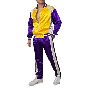 Ensemble de survêtements unisexes d'hiver en molleton 100% coton de haute qualité, veste de course zippée coupe-vent, idéal pour la gym et le fitness - Product Image 3