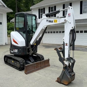 Mini-excavatrice Bobcat, petite pelle hydraulique compacte sur chenilles pour travaux de construction et d'aménagement paysager - Product Image 2