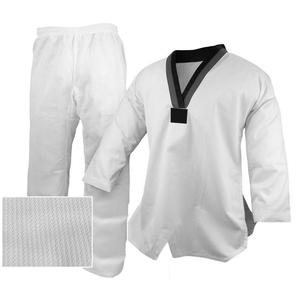 Prix de gros, uniforme de taekwondo unisexe de haute qualité, respirant à l'avant, séchage rapide, vente directe d'usine, durable, en coton personnalisé, tout compris - Product Image 4