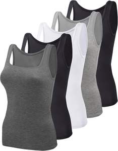 Camiseta sin Mangas para Mujer, Cómoda para el Día a Día, Tejido Suave y Elástico, Transpirable, Ligera, Tacto Suave, Movimiento Fácil, Corte Relajado, Informal - Product Image 2